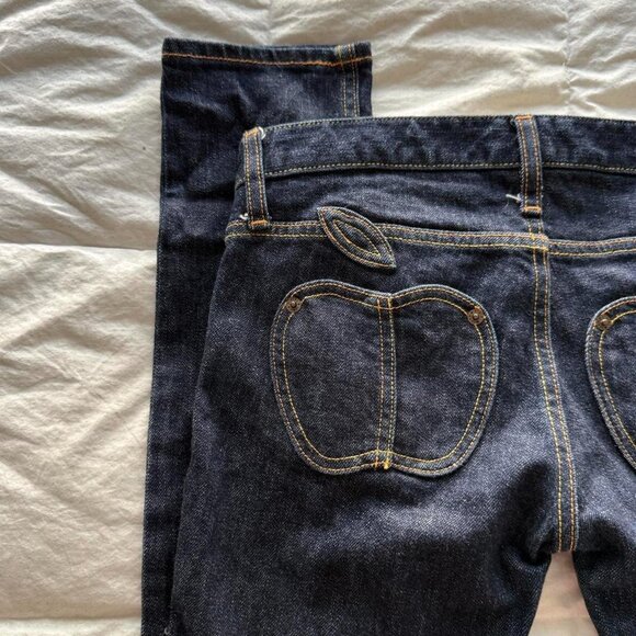 Women's Navy and Blue Jeans Size S - Picture 3 of 3